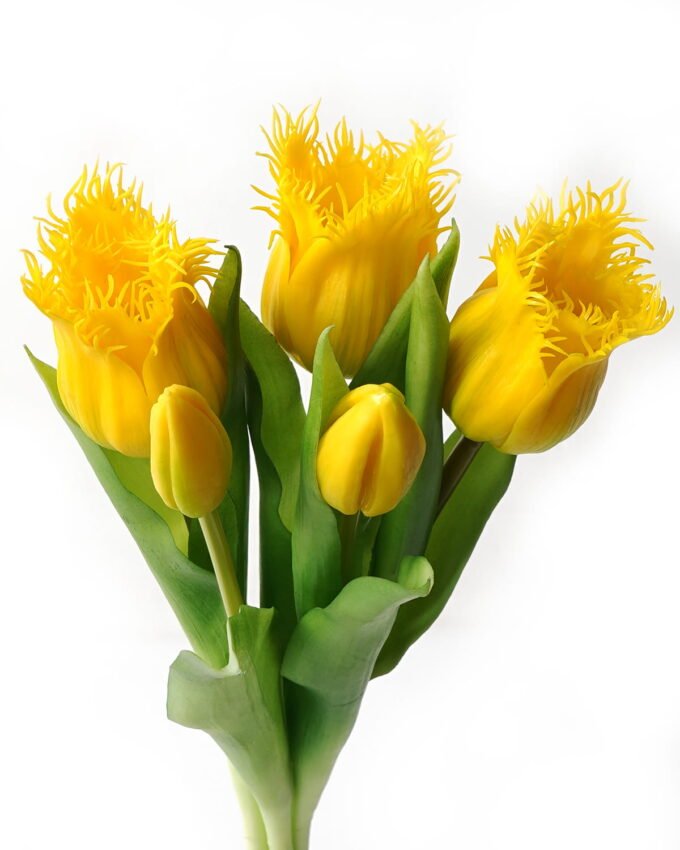 Artificial Flower 16*16*31cm Tulip *5 bundle GS-24523011CONTI-Y1 Bouquet YeahFlower is one of Chinese leading OEM manufacturers and exporters , supplying the silk flowers, wholesale artificial trees