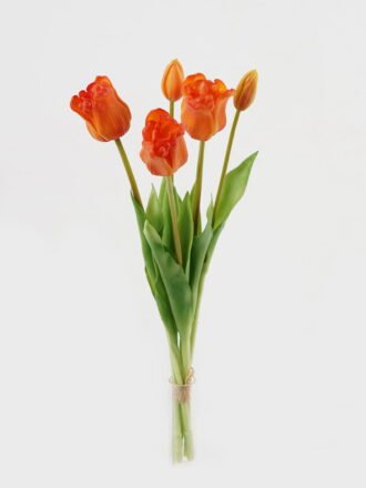 Artificial Flower 12*12*28cm Tulip *5 bundle GS-24523008-Z1 Bouquet 3,000+ sqm showroom with thousands of artificial flowers, plants & trees ready for global sourcing.