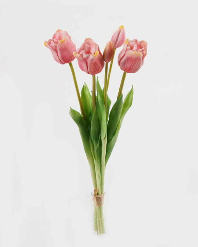 Artificial Flower 18*18*46cm Tulip *5 bundle GS-24523012-O1 Bouquet YeahFlower is one of Chinese leading OEM manufacturers and exporters , supplying the silk flowers, wholesale artificial trees