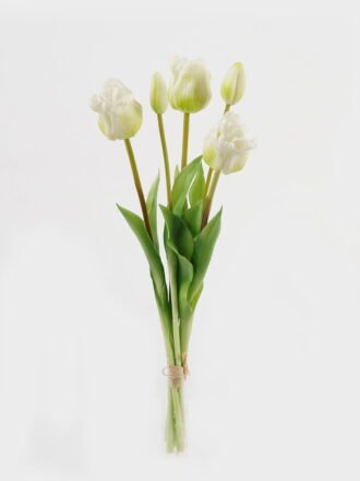 Artificial Flower 18*18*46cm Tulip *5 bundle GS-24523012-R1 Bouquet 3,000+ sqm showroom with thousands of artificial flowers, plants & trees ready for global sourcing.