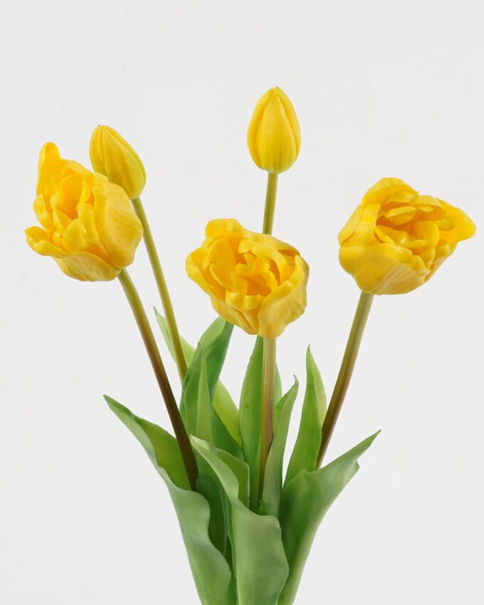 Artificial Flower 18*18*46cm Tulip *5 bundle GS-24523012-Y1 Bouquet YeahFlower is one of Chinese leading OEM manufacturers and exporters , supplying the silk flowers, wholesale artificial trees