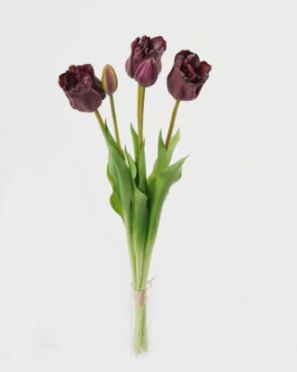 Artificial Flower 18*18*46cm Tulip *5 bundle GS-24523012-Z1 Bouquet 3,000+ sqm showroom with thousands of artificial flowers, plants & trees ready for global sourcing.