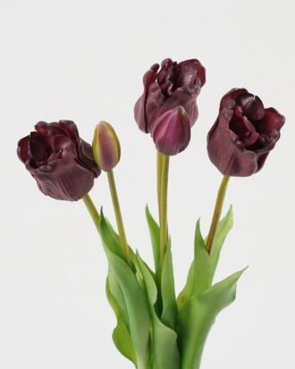 Artificial Flower 18*18*46cm Tulip *5 bundle GS-24523012-Z1 Bouquet 3,000+ sqm showroom with thousands of artificial flowers, plants & trees ready for global sourcing.
