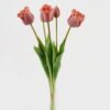 Artificial Flower 18*18*46cm Tulip *5 bundle GS-24523012-Z2 Bouquet YeahFlower is one of Chinese leading OEM manufacturers and exporters , supplying the silk flowers, wholesale artificial trees