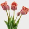 Artificial Flower 18*18*46cm Tulip *5 bundle GS-24523012-Z2 Bouquet YeahFlower is one of Chinese leading OEM manufacturers and exporters , supplying the silk flowers, wholesale artificial trees