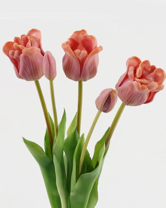 Artificial Flower 18*18*46cm Tulip *5 bundle GS-24523012-Z2 Bouquet YeahFlower is one of Chinese leading OEM manufacturers and exporters , supplying the silk flowers, wholesale artificial trees