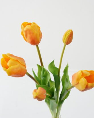 Artificial Flower 17*17*44cm Tulip *5 bundle GS-24523015-O1 Bouquet 3,000+ sqm showroom with thousands of artificial flowers, plants & trees ready for global sourcing.