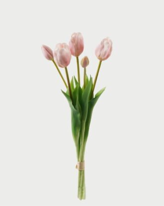 Artificial Flower 17*17*44cm Tulip *5 bundle GS-24523015-P1 Bouquet 3,000+ sqm showroom with thousands of artificial flowers, plants & trees ready for global sourcing.