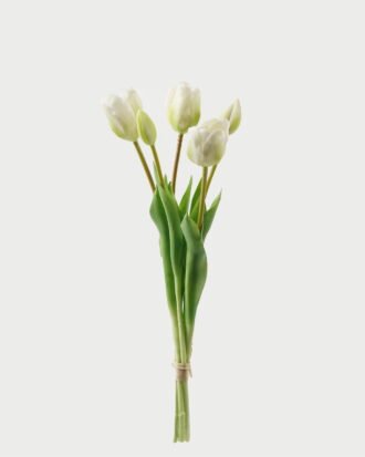 Artificial Flower 17*17*44cm Tulip *5 bundle GS-24523015-W1 Bouquet 3,000+ sqm showroom with thousands of artificial flowers, plants & trees ready for global sourcing.