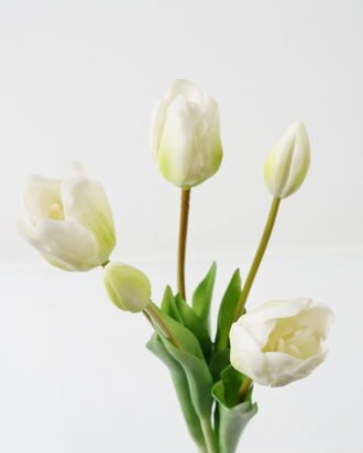 Artificial Flower 17*17*44cm Tulip *5 bundle GS-24523015-W1 Bouquet 3,000+ sqm showroom with thousands of artificial flowers, plants & trees ready for global sourcing.