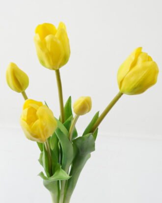 Artificial Flower 17*17*44cm Tulip *5 bundle GS-24523015-Y1 Bouquet 3,000+ sqm showroom with thousands of artificial flowers, plants & trees ready for global sourcing.