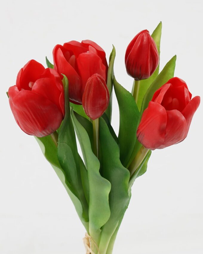 Artificial Flower 14*14*31cm Tulip *5 bundle GS-24523017-R1 Bouquet YeahFlower is one of Chinese leading OEM manufacturers and exporters , supplying the silk flowers, wholesale artificial trees