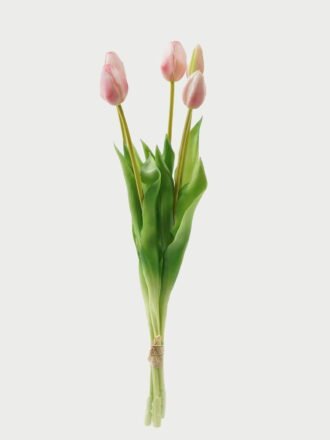 Artificial Flower 15*15*43cm Tulip *5 bundle GS-24523018-R1 Bouquet 3,000+ sqm showroom with thousands of artificial flowers, plants & trees ready for global sourcing.