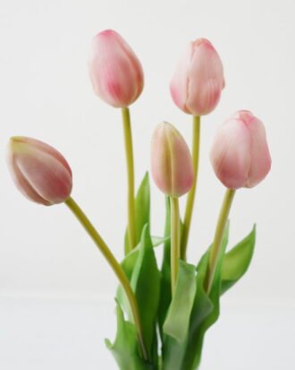 Artificial Flower 15*15*43cm Tulip *5 bundle GS-24523018-P1 Bouquet 3,000+ sqm showroom with thousands of artificial flowers, plants & trees ready for global sourcing.