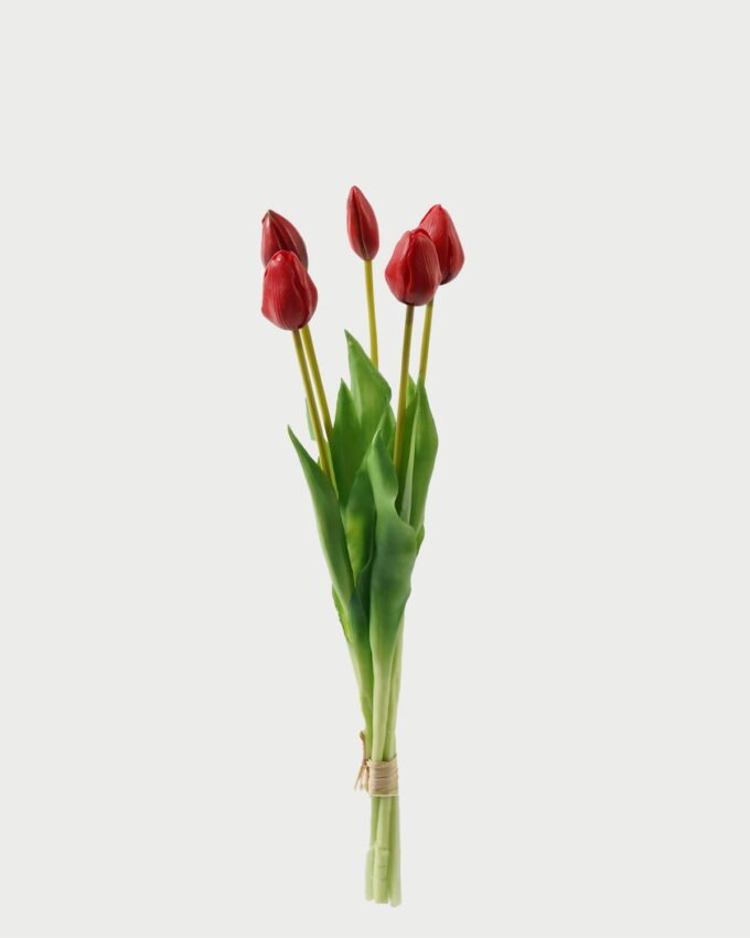 Artificial Flower 15*15*43cm Tulip *5 bundle GS-24523018-R1 Bouquet YeahFlower is one of Chinese leading OEM manufacturers and exporters , supplying the silk flowers, wholesale artificial trees