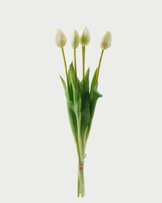 Artificial Flower 15*15*43cm Tulip *5 bundle GS-24523018-W1 Bouquet 3,000+ sqm showroom with thousands of artificial flowers, plants & trees ready for global sourcing.