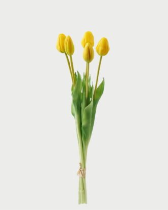 Artificial Flower 15*15*43cm Tulip *5 bundle GS-24523018-Y1 Bouquet 3,000+ sqm showroom with thousands of artificial flowers, plants & trees ready for global sourcing.