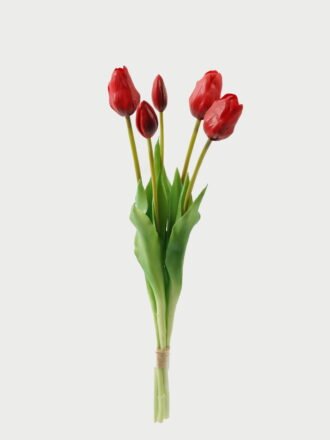 Artificial Flower 16*16*46cm Tulip *5 bundle GS-24523020-W1 Bouquet 3,000+ sqm showroom with thousands of artificial flowers, plants & trees ready for global sourcing.