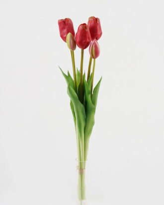 Artificial Flower 16*16*46cm Tulip *5 bundle GS-24523020-R2 Bouquet YeahFlower is one of Chinese leading OEM manufacturers and exporters , supplying the silk flowers, wholesale artificial trees