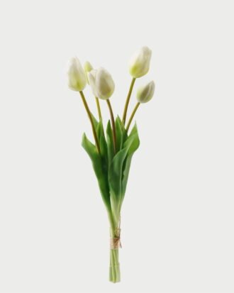 Artificial Flower 16*16*46cm Tulip *5 bundle GS-24523020-W1 Bouquet 3,000+ sqm showroom with thousands of artificial flowers, plants & trees ready for global sourcing.