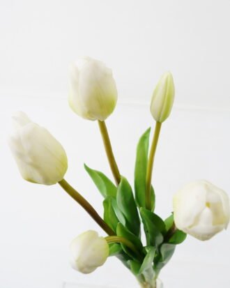 Artificial Flower 16*16*46cm Tulip *5 bundle GS-24523020-W1 Bouquet 3,000+ sqm showroom with thousands of artificial flowers, plants & trees ready for global sourcing.