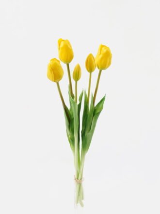 Artificial Flower 15*15*43cm Tulip *5 bundle GS-24523010-O1 Bouquet YeahFlower is one of Chinese leading OEM manufacturers and exporters , supplying the silk flowers, wholesale artificial trees