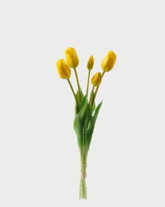 Artificial Flower 16*16*46cm Tulip *5 bundle GS-24523020-Y1 Bouquet 3,000+ sqm showroom with thousands of artificial flowers, plants & trees ready for global sourcing.
