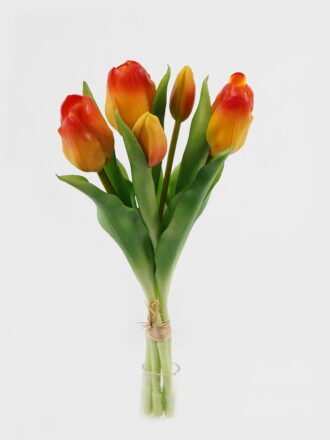 Artificial Flower 16*16*31cm Tulip *5 bundle GS-24523019-O1 Bouquet 3,000+ sqm showroom with thousands of artificial flowers, plants & trees ready for global sourcing.