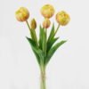 Artificial Flower 16*16*38cm Tulip *5 bundle GS-24523023-Y2 Bouquet YeahFlower is one of Chinese leading OEM manufacturers and exporters , supplying the silk flowers, wholesale artificial trees
