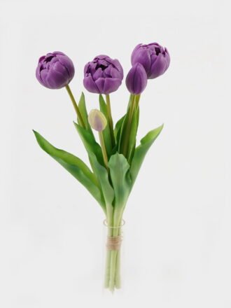 Artificial Flower 16*16*38cm Tulip *5 bundle GS-24523023-Y2 Bouquet 3,000+ sqm showroom with thousands of artificial flowers, plants & trees ready for global sourcing.
