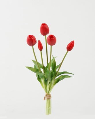 Artificial Flower 17*17*38cm  Tulip *5 bundle GS-31323001CONTI-R1 Bouquet 3,000+ sqm showroom with thousands of artificial flowers, plants & trees ready for global sourcing.