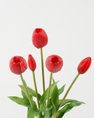 Artificial Flower 17*17*38cm  Tulip *5 bundle GS-31323001CONTI-R1 Bouquet 3,000+ sqm showroom with thousands of artificial flowers, plants & trees ready for global sourcing.
