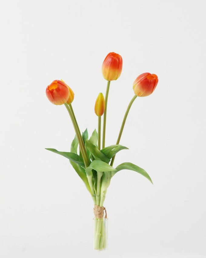 Artificial Flower 17*17*38cm  Tulip *5 bundle GS-31323001CONTI Bouquet YeahFlower is one of Chinese leading OEM manufacturers and exporters , supplying the silk flowers, wholesale artificial trees