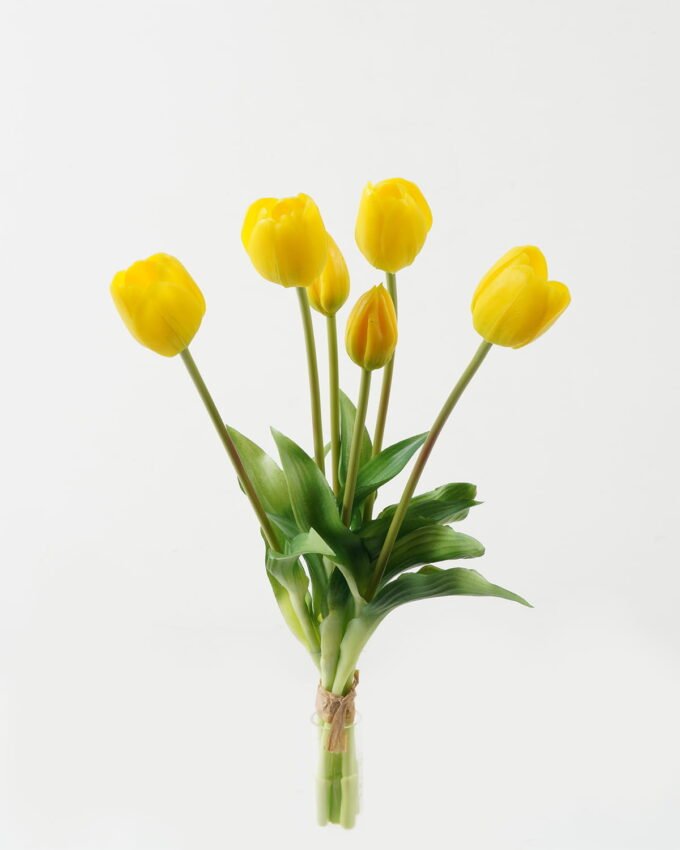 Artificial Flower 15*15*39cm Tulip *6 bundle GS-31323004CONTI-Y1 Bouquet YeahFlower is one of Chinese leading OEM manufacturers and exporters , supplying the silk flowers, wholesale artificial trees