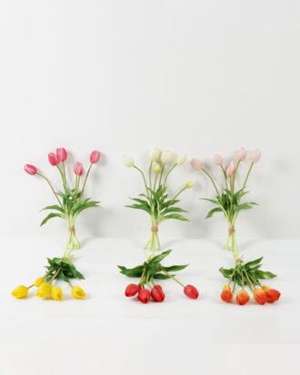 Artificial Flower 15*15*39cm Tulip *6 bundle GS-31323004CONTI Bouquet 3,000+ sqm showroom with thousands of artificial flowers, plants & trees ready for global sourcing.