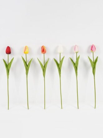 Artificial Flower 8*8*49cm Tulip single stem GS-17823004CONTI-R1 Single Flowers 3,000+ sqm showroom with thousands of artificial flowers, plants & trees ready for global sourcing.