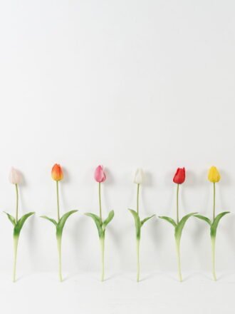 Artificial Flower 14*14*43cm Tulip single stem GS-31323002CONTI-R1 Single Flowers 3,000+ sqm showroom with thousands of artificial flowers, plants & trees ready for global sourcing.