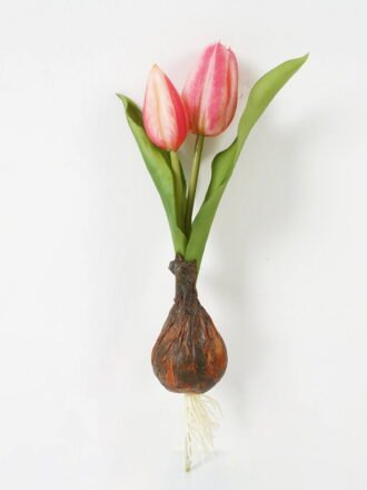 Artificial Flower 12*5*25cm Tulip+Onion *2 single stem GS-41523028-O1 Potted Flowers&Plants 3,000+ sqm showroom with thousands of artificial flowers, plants & trees ready for global sourcing.