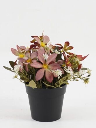 Artificial Flower 20*20*19cm Wild flower in PP pot GS-03323029-W1 Potted Flowers&Plants 3,000+ sqm showroom with thousands of artificial flowers, plants & trees ready for global sourcing.