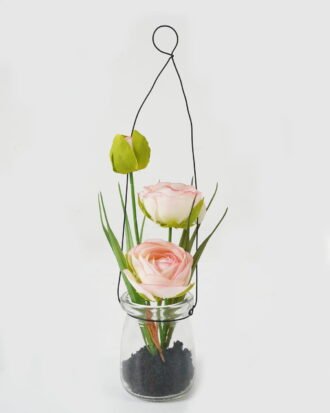 Artificial Flower 9*9*15cm Yilei lulian poottted flower in Glass ware GS-41323002KIK-P1 Potted Flowers&Plants YeahFlower is one of Chinese leading OEM manufacturers and exporters , supplying the silk flowers, wholesale artificial trees