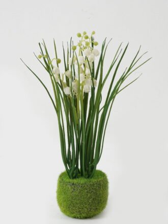 Artificial Flower 10*10*24CM Narcissus of the valley grass ball GS-41323004KIK Potted Flowers&Plants 3,000+ sqm showroom with thousands of artificial flowers, plants & trees ready for global sourcing.