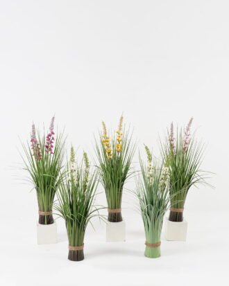 Artificial Grass 30*30*48cm Bellflower grass *2 potted grass GS-29423067 Grass&PLANT YeahFlower is one of Chinese leading OEM manufacturers and exporters , supplying the silk flowers, wholesale artificial trees
