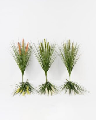 Artificial Grass 25*25*64cm Green bristlegrass *5 GS-29423095 Grass&PLANT YeahFlower is one of Chinese leading OEM manufacturers and exporters , supplying the silk flowers, wholesale artificial trees