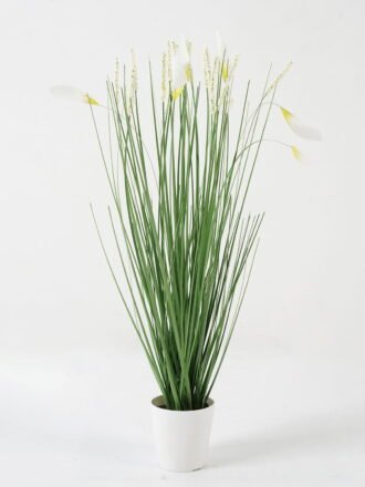 Artificial Grass 23*23*38cm Young grass potted flower GS-29423106-Y1 Grass&PLANT 3,000+ sqm showroom with thousands of artificial flowers, plants & trees ready for global sourcing.