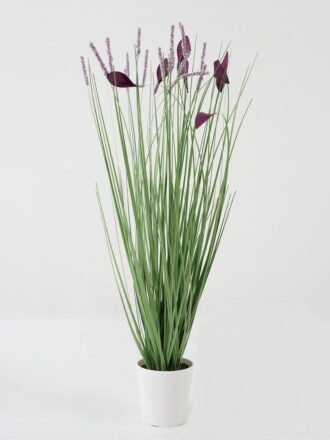 Artificial Grass 23*23*38cm Young grass potted flower GS-29423106-Y1 Grass&PLANT 3,000+ sqm showroom with thousands of artificial flowers, plants & trees ready for global sourcing.