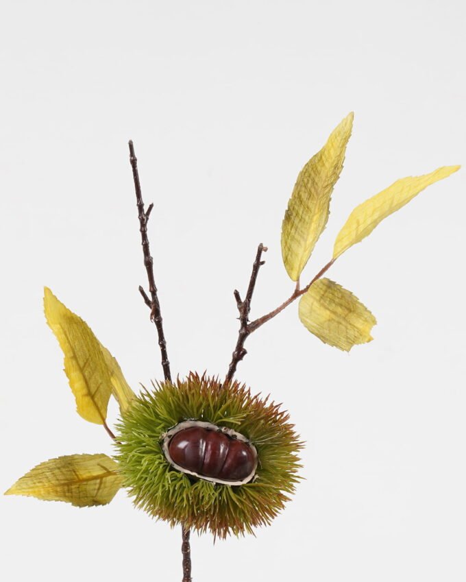Artificial Plant 20*32cm Chinese chestnut single stem GS-63623001 Leaves&Sprays&Foliages YeahFlower is one of Chinese leading OEM manufacturers and exporters , supplying the silk flowers, wholesale artificial trees