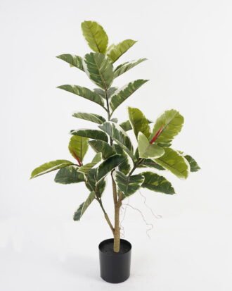 Artificial Tree 55*55*89cm Rubber tree *3 in PP pot GS-69423066 Tree&Plant 3,000+ sqm showroom with thousands of artificial flowers, plants & trees ready for global sourcing.