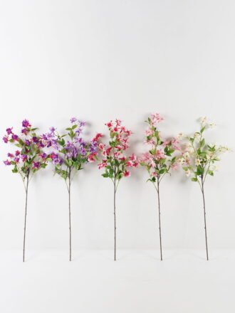 Artificial Flower 23*23*64cm Rose *6 single stem GS-62423001-W1 Single Flowers 3,000+ sqm showroom with thousands of artificial flowers, plants & trees ready for global sourcing.