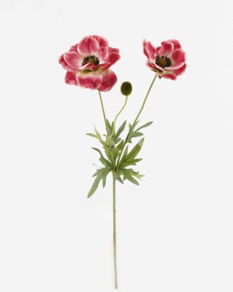 Artificial Flower 17*17*56cm Anemone *2 single stem GS-16823084-R1 Single Flowers YeahFlower is one of Chinese leading OEM manufacturers and exporters , supplying the silk flowers, wholesale artificial trees