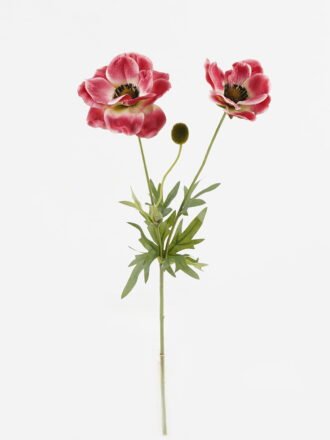 Artificial Flower 21*21*56cm Anemone *2 single stem GS-16823085-W1 Single Flowers 3,000+ sqm showroom with thousands of artificial flowers, plants & trees ready for global sourcing.